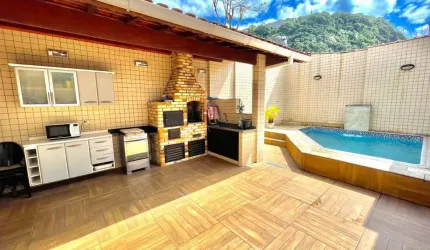 Casa com 3 quartos, Marapé, Santos