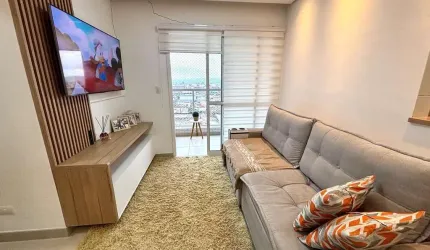 Apartamento com 2 quartos, Vila Mathias, Santos