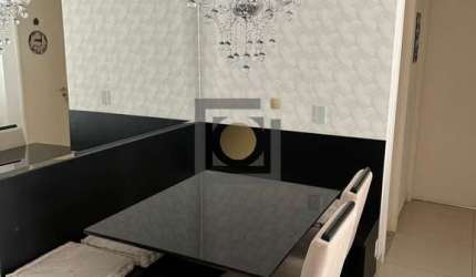 Apartamento à venda em Santos-SP, varanda gourmet, 2 quartos, 1 suíte, Lazer completo, 1 vaga de garagem.