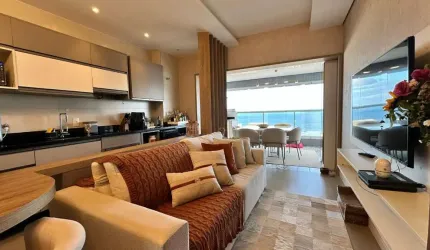 Apartamento de 1 quarto há poucos metros da Praia!