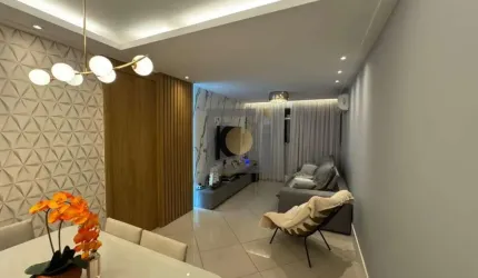 Apartamento de 2 quartos à venda em condomínio no Campo Grande, Santos-SP: 76m², 2 salas, 1 banheiro e garagem privativa!