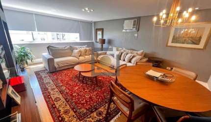 Apartamento de luxo à venda no Gonzaga, Santos-SP: 3 quartos, 1 suíte, 3 salas, 4 banheiros, 1 vaga, 137m². Venha conferir!