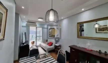 APARTAMENTO A VENDA NA VILA MATHIAS EM SANTOS, 02 QUARTOS, VAGA DE GARAGEM E LAZER COMPLETO!