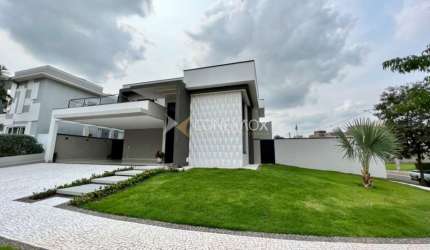 Casa em condomínio fechado com 4 quartos à venda na Rua Izolino Clemente Duarte, 300, Parque Brasil 500, Paulínia, 396 m2 por R$ 3.100.000