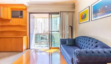 Flat com 1 quarto à venda na Rua Coronel Francisco Andrade Coutinho, 222, Cambuí, Campinas, 70 m2 por R$ 640.000