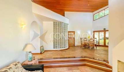 Casa em condomínio fechado com 4 quartos à venda na Rua Armando Eurico Stocco, 13, Jardim Botânico (Sousas), Campinas, 412 m2 por R$ 2.800.000