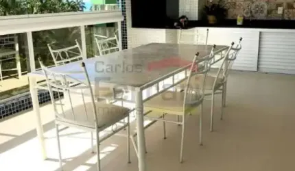 Apartamento Riviera de São Lourenço com ampla varanda 175m2