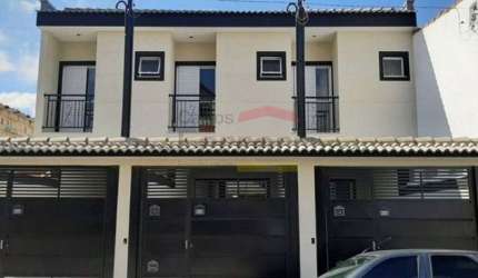 sobrado Novo Vila Nova Mazei 3 dormitórios, 3 suítes, 2 vagas, quintal