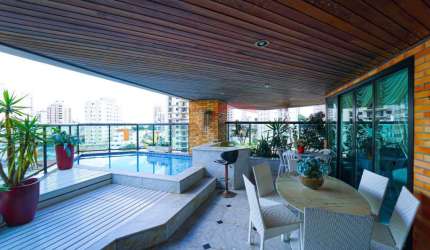 APARTAMENTO ALTO PADRÃO EM SANTANA COM 306 m², VARANDA GOURMET E PISCINA 4 SUÍTES, 5 VAGAS  DEPÓSITO