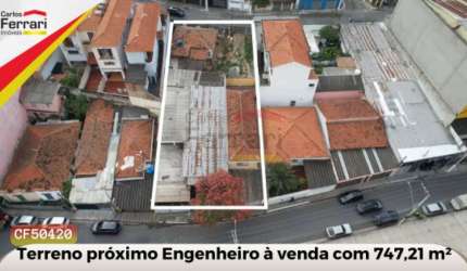 Terreno próximo Engenheiro à venda com 747,21 m²