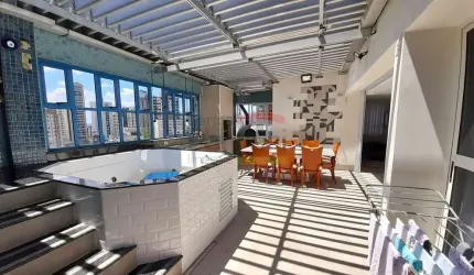 DUPLEX EM SANTANA, SENDO 3 SUÍTES, 4 VAGAS, JACUZZI, CHURRASQUEIRA, FORNO, DEPÓSITO, 236M²