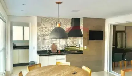Apartamento com varanda gourmet no Alto da Mooca, com 3 suítes, 2 vagas e depósito.