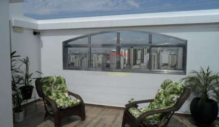 Cobertura no Jardim Sáo Paulo com 130 m², 3 dormitorios e 2 vagas
