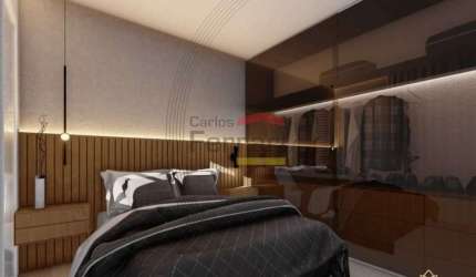 Apartamento 36m² Perdizes 2 dormitórios sacada sem vaga Salão de Festa Coworking FirePlace Playgroud