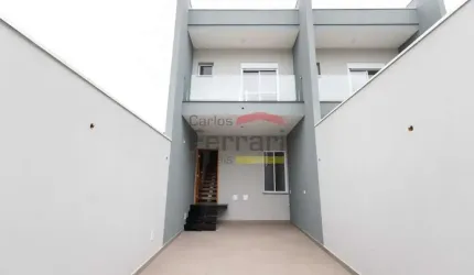 Sobrado Novo com 3 Suítes, Espaço Gourmet e 2 Vagas - Parada Inglesa