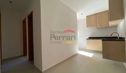 Apartamento de 44 m²,  2 Dormitórios, Acabamentos de Qualidade