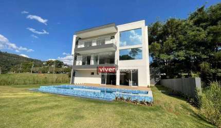 Casa com 5 dormitórios, 550 m² - venda por R$ 5.500.000,00 ou aluguel por R$ 26.430,00/mês - Condominio Porto Atibaia - Atibaia/SP