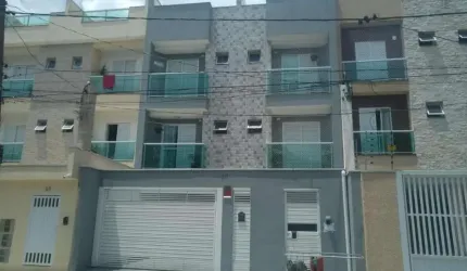 Cobertura para Venda em Santo André, Vila Alzira, 2 dormitórios, 1 suíte, 3 banheiros, 1 vaga