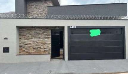 Casa para Venda em Mirassol, Residencial Parque dos Ipês I, 3 dormitórios, 1 suíte, 2 banheiros, 2 vagas