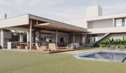 Casa com 4 dormitórios à venda, 314 m² por R$ 3.800.000,00 - Cachoeira do Bom Jesus - Florianópolis/SC