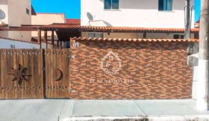 Casa com 2 dormitórios à venda, 116 m² por R$ 250.000 - Cond. Solar da Lagoa  - São Pedro da Aldeia/RJ