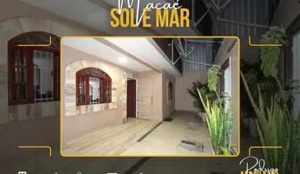 VENDO MARAVILHOSA CASA COM 4 DORMITÓRIOS NO SOL Y MAR EM MACAÉ