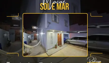 VENDO MARAVILHOSA CASA COM 3 DORMITÓRIOS NO SOL Y MAR EM MACAÉ