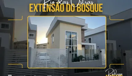 VENDO CASA MARAVILHOSA COM 3 DORMITÓRIOS NA EXTENSÃO DO BOSQUE EM RIO DAS OSTRAS