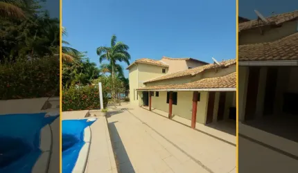 VENDO LINDA CASA COM 2 SUÍTES E PISCINA EM BARRA DE SÃO JOÃO