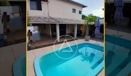 ALUGO CASA MARAVILHOSA COM 3 DORMITÓRIOS E PISCINA NO OURO VERDE EM RIO DAS OSTRAS