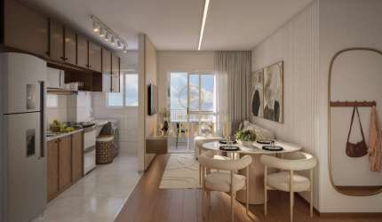 Apartamento com 2 quartos à venda na Br-116 Linha Verde, 18727, Pinheirinho, Curitiba por R$ 344.490