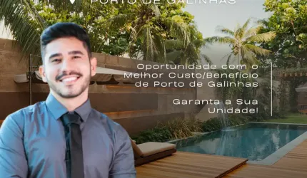 Apartamento em Porto de Galinhas | 1 Quarto | Perto do Centrinho | Alta Rentabilidade