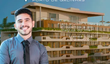 Apartamento em Porto de Galinhas | 1 e 2 Quartos |  Perto do Mar e do Centrinho | Alta Rentabilidade