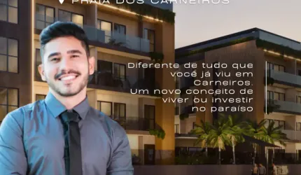 Apartamento na Praia dos Carneiros | 2 Quartos | Pertinho do Mar e do Acquaventura