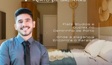 Flat no Centrinho de Porto de Galinhas | Alta Rentabilidade