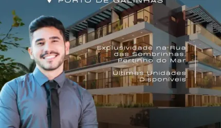 Flat em Porto de Galinhas | Rua das Piscinas Naturais | Térreo c/ Piscina Priv.