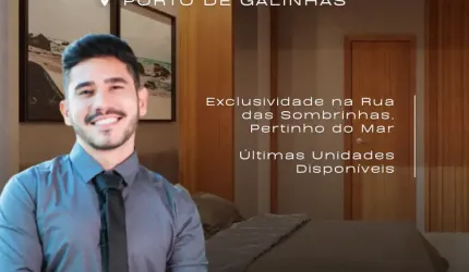 Flat em Porto de Galinhas | Rua das Piscinas Naturais | Térreo c/ Piscina Priv.