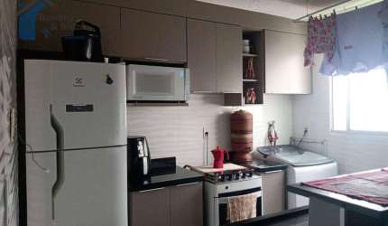 Apartamento com 2 dormitórios à venda, 46 m² por R$ 220.000 - Água Chata - Guarulhos/SP