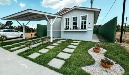 Residencial Mirante Tarumã - Casa de 71m² com 3 Quartos e 2 Vagas de garagem na Ponta Negra
