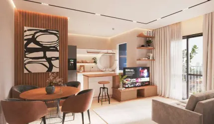 Apartamento com 2 quartos à venda na Rua Curupaitis, 797, Santa Quitéria, Curitiba, 64 m2 por R$ 656.278