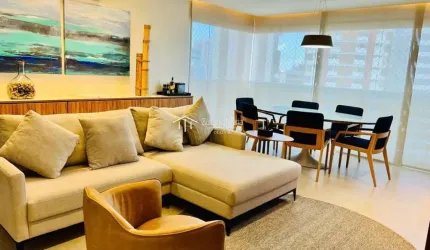 Apartamento a venda no Lucce Graça com 3 quartos, varanda gourmet,vista mar, 86,17 m² e 2 vagas. Totalmente mobiliado e decorado!