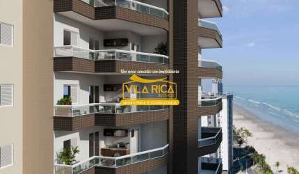 Apartamento com 1 dorm, Real, Praia Grande - R$ 395 mil, Cod: 378271