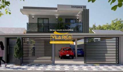 Casa de Condomínio com 2 dorms, Aviação, Praia Grande - R$ 300 mil, Cod: 379051