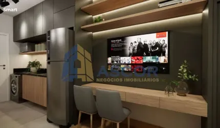 Apartamento com 1 quarto à venda na Rodovia Tertuliano Brito Xavier, --, Canajurê, Florianópolis, 53 m2 por R$ 856.800