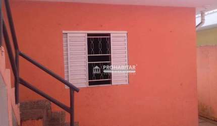 Vendo ótima casa na região do Jardim Cliper com 2 quartos, sala, cozinha, banheiro, 1 vaga de garagem, quintal e edícula com banheiro