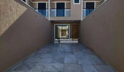 Vendo Ótimo sobrado novo com 3 dormitórios sendo 1 suíte, lavabo, quintal com churrasqueira,