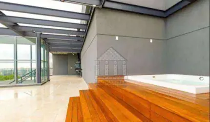 Cobertura com 4 suítes, 5 vagas à venda, 410 m² por R$ 7.500.000 - Jardim das Acácias - São Paulo/SP