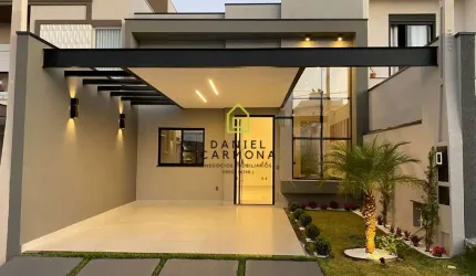 Linda Casa Térrea 03 Dorm/01 Suíte com Closet - Jardins do Império - Indaiatuba/SP