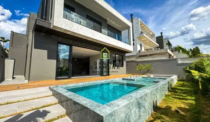 Casa Assobradada Alto Padrão 03 suítes - Condomínio Villa Paradiso - Indaiatuba/SP