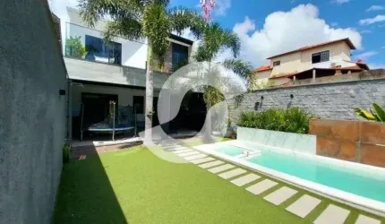 Casa moderna à venda 4 quartos, 2 vagas, piscina, quintal, Piratininga, Niterói RJ